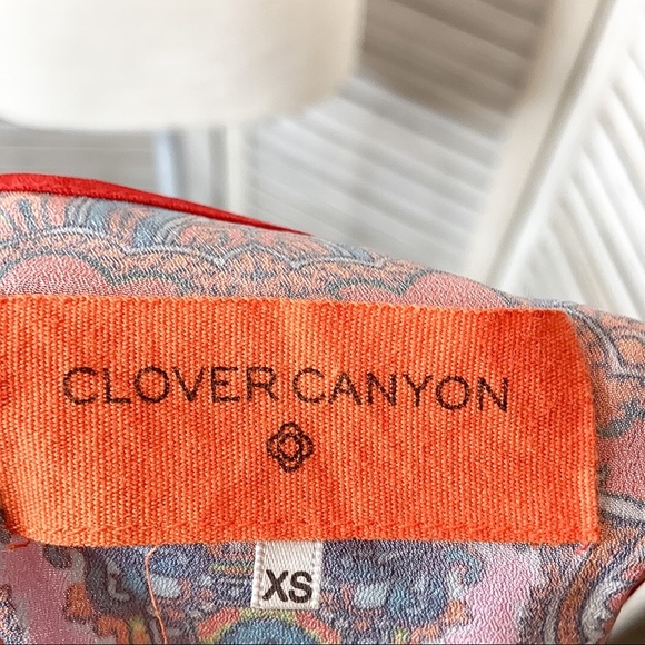 CLOVER CANYON | Patterned Flowy Tank Top XS - Picture 10 of 11